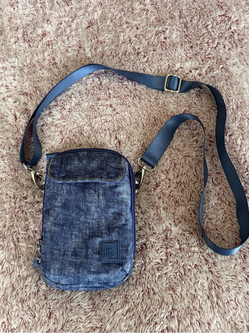 IHKWIP Denim-Look Essentials Crossbody Bag